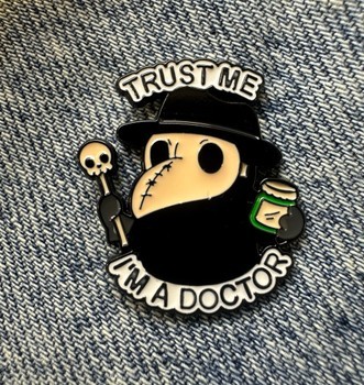 Enamel pin badge alternative style