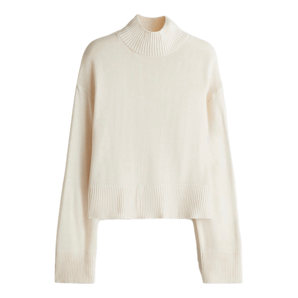 Cream knit sweater