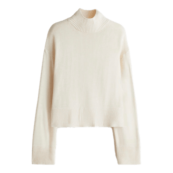 Cream knit sweater