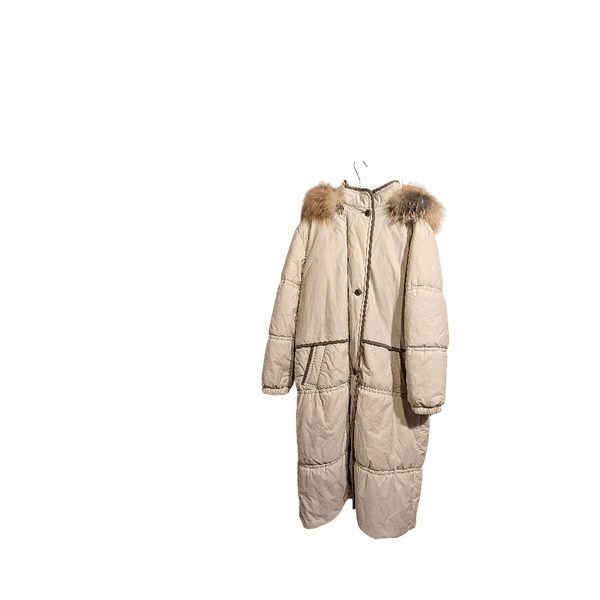 Beige Puffer Coat