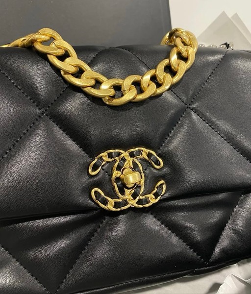 Chanel black flap bag