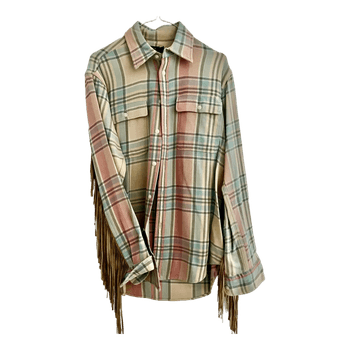 Ralph Lauren Western fringe shirt/top