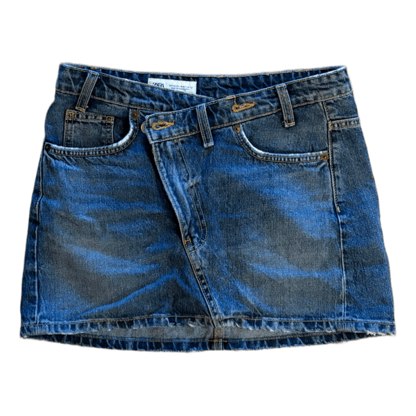 Zara denim mininederdel
