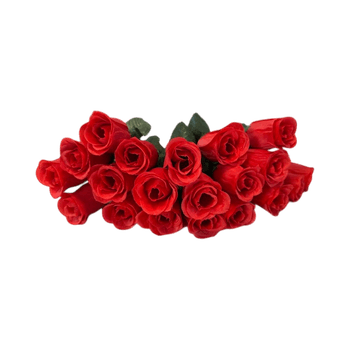 Red artificial rose bouquet