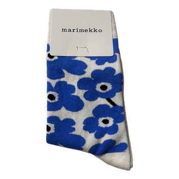 Marimekko floral pattern socks