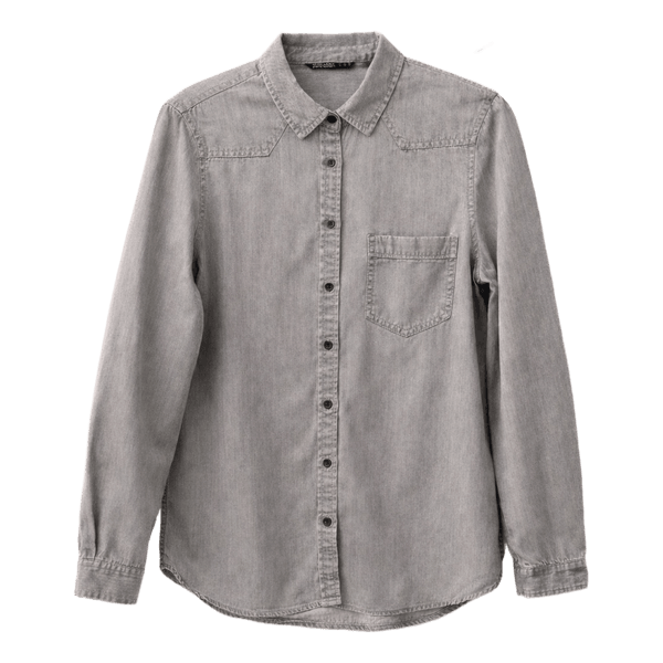 Grey denim shirt