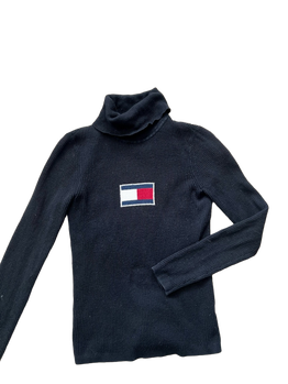 Musta Tommy Jeans pooloneule M