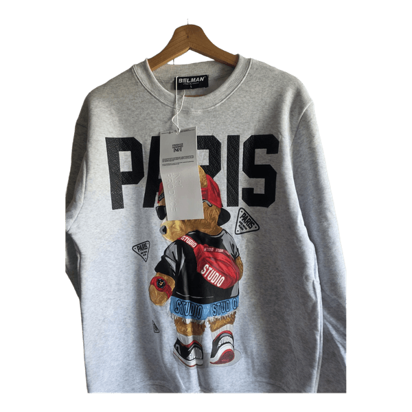 Grey graphic printed sweatshirt