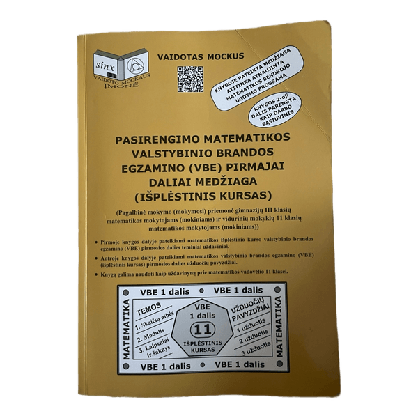 Matematikos egzamino pasirengimo knyga