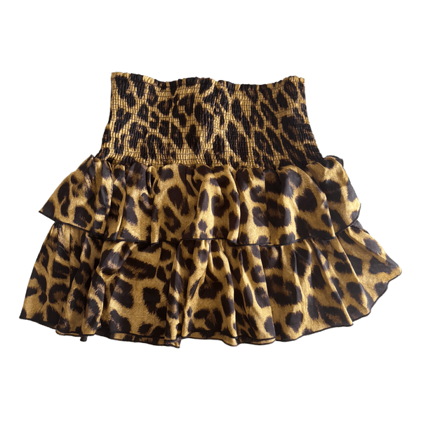 Neo noir leopard nederdel