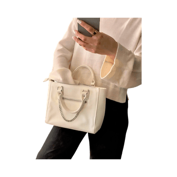 Light beige handbag