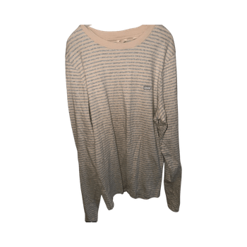 Beige/kermaraidallinen pusero