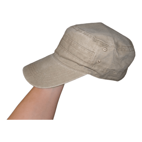 Beige-kaki army cap