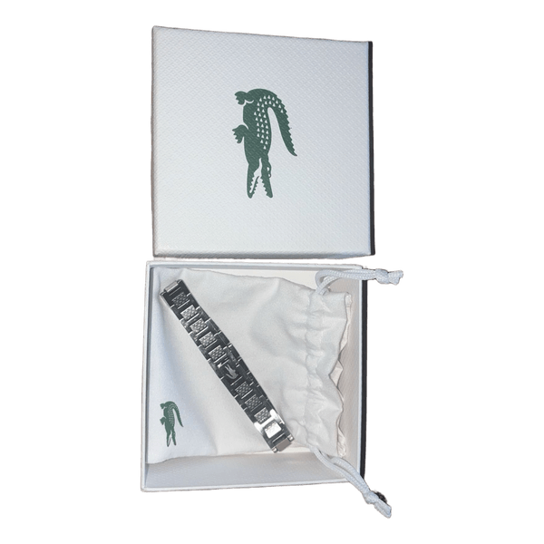 Lacoste armbånd i sølv