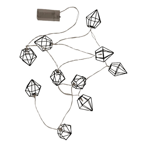 Geometric led string lights