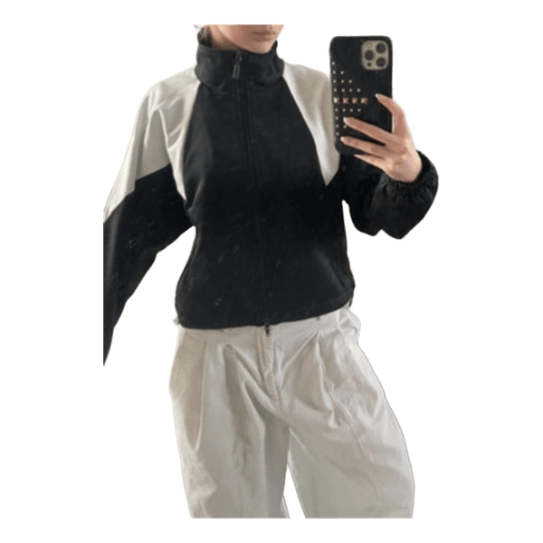 Adidas sort hvid sportsjakke