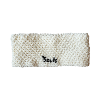 Valkoinen neulottu panta