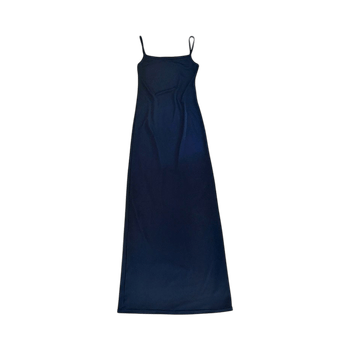 Black spaghetti vintage strap dress