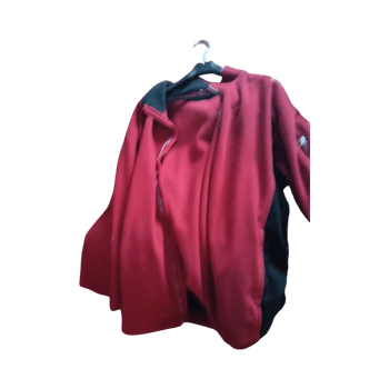 Punainen fleece-takki