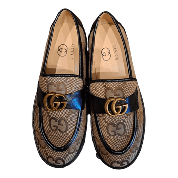 Gucci monogram loafers