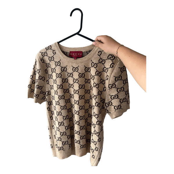 Gucci kortærmet striktrøje