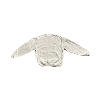 Luonnonvalkoinen collegepaita