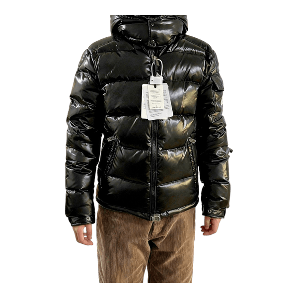 Moncler black puffer jacket