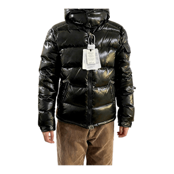 Moncler black puffer jacket