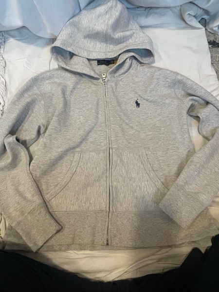 Grå Polo Ralph Lauren hættetrøje