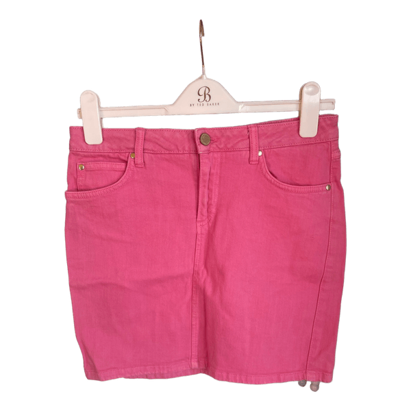 Holly & Whyte by Lindex mini jeans skirt, soft pink, size 36