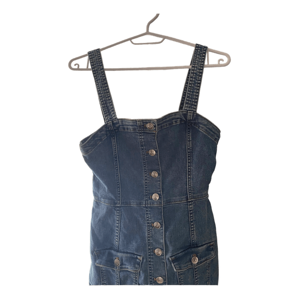Blue denim dress