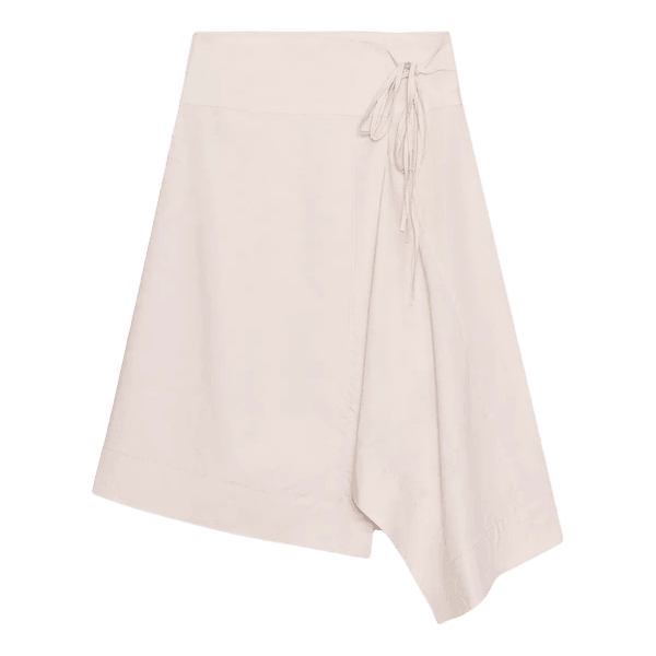 Lyserød slå om nederdel Zara