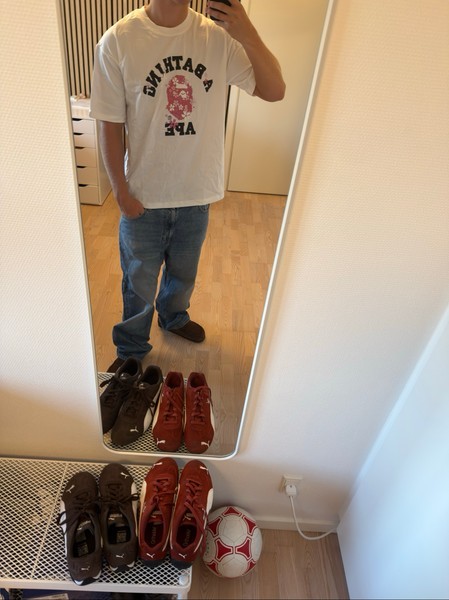 Hvid Bape t-shirt