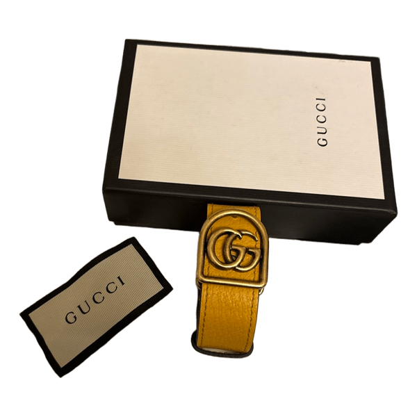 Keltainen Gucci-rannekoru käyttämätön