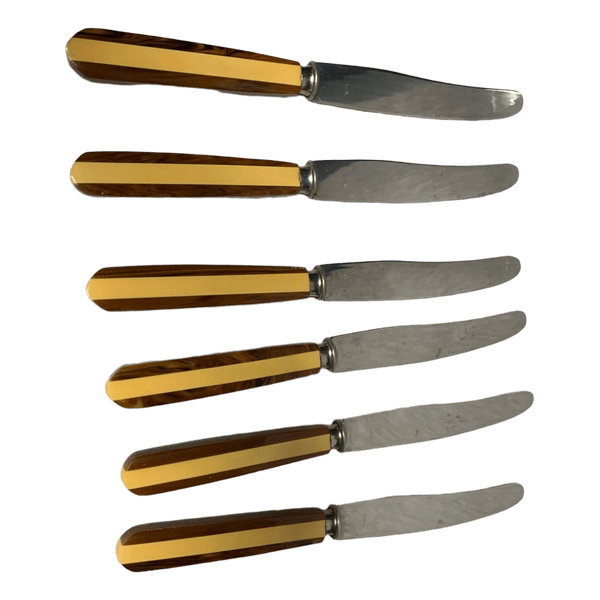 Vintage puuvilja nugade komplekt Bakelite