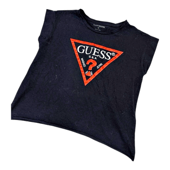 Black Guess logo t-shirt