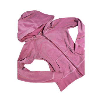 Vaaleanpunainen huppari