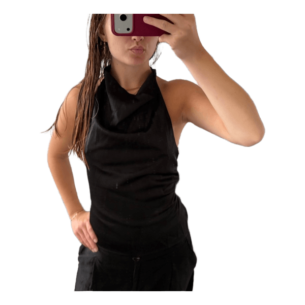 Satin Sort halterneck top