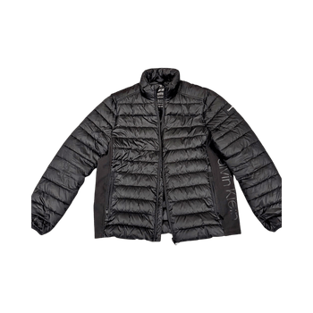 Black puffer jacket