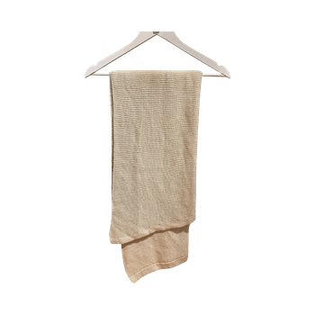 Cream Knitted Scarf