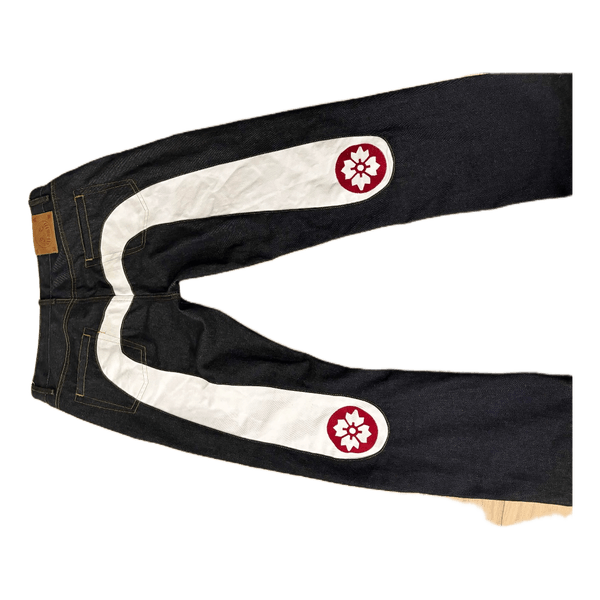 Evisu black jeans