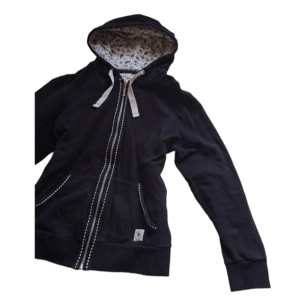 Navy zip hoodie