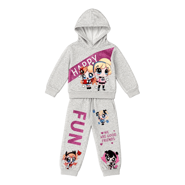 Grey cartoon character tracksuit