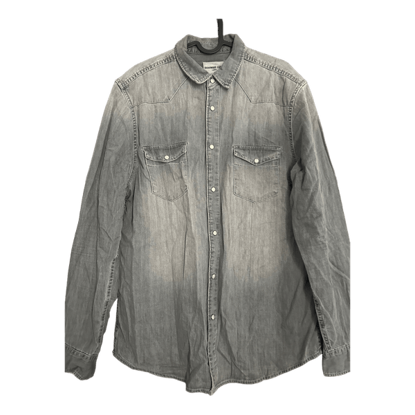 Grey denim shirt