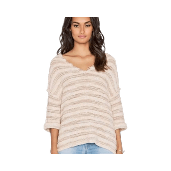 Free People boho knit top | oversized | cotton blend