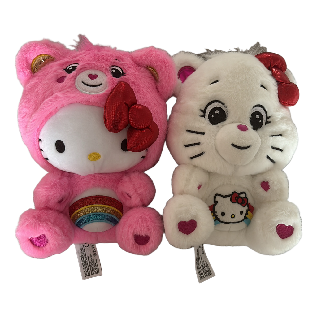 Hello Kitty x Care Bears Limited edition plushies