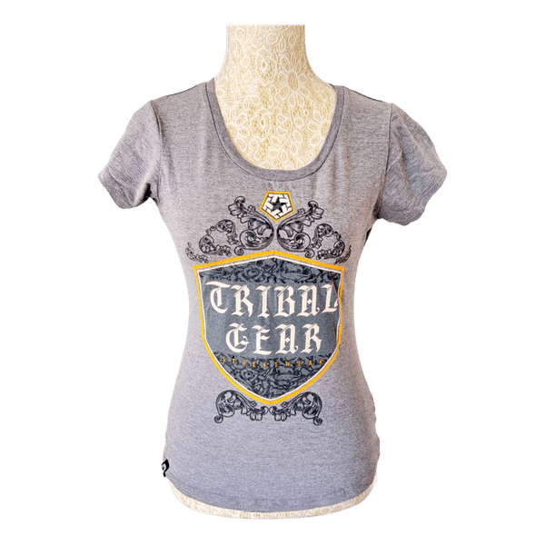 Tribal Gear grey graphic t-shirt S