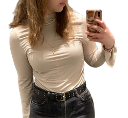 Beige pitkähihainen paita