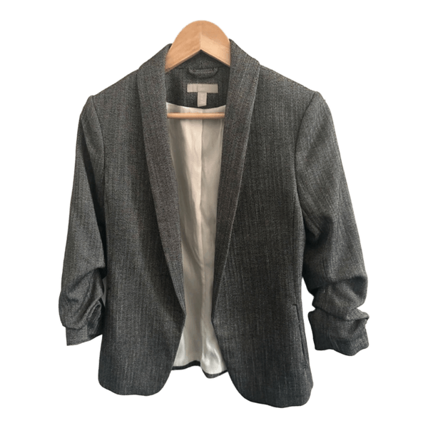 Grå H&M blazer str:34