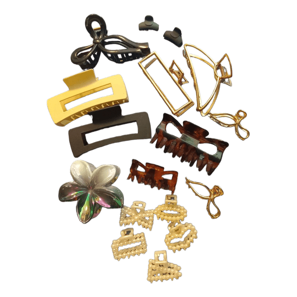 Hair claw clip set